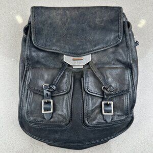 Rag & Bone Field Backpack Black Lambskin Leather Backpack